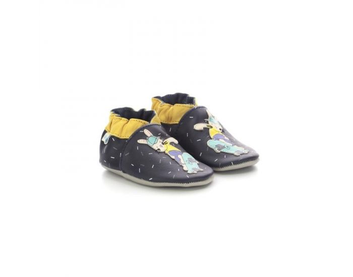 ROBEEZ Chaussons - Speeding Line - Marine (3)