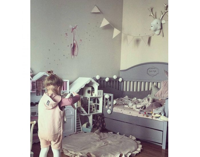 SEVIRA KIDS D�coration murale - troph�e animal en peluche Cerf blanc (11)