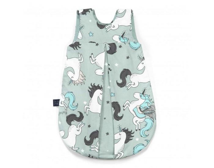 SEVIRA KIDS Gigoteuse turbulette en coton lger utilisable toute l'anne - Licorne Vert Vert (9)