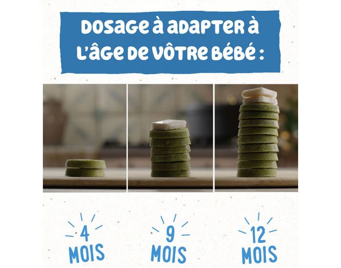 YOOJI Pures Lisses - Petit Pois & Patate Douce Bio - Lot de 4 - Ds 4 mois (2)