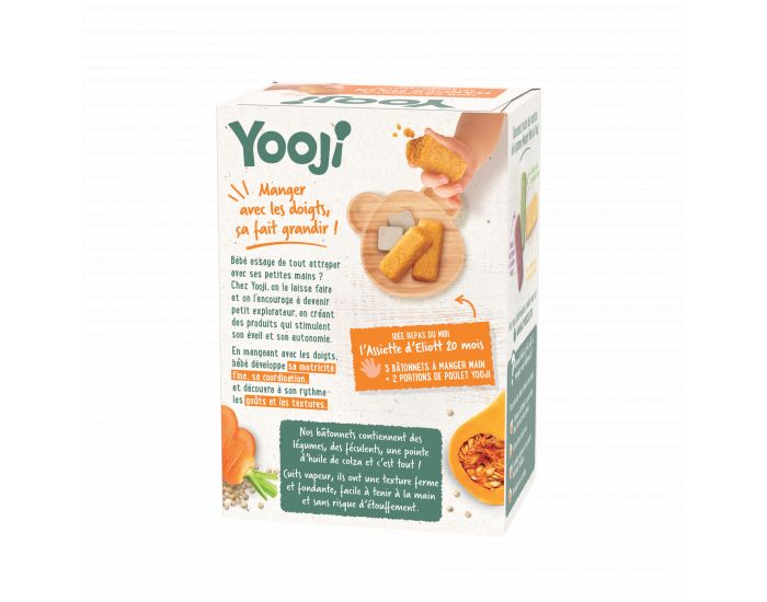 YOOJI B�tonnets � Manger-Main - Butternut & Quinoa Blanc Bio - Lot de 5 - D�s 12 mois (1)