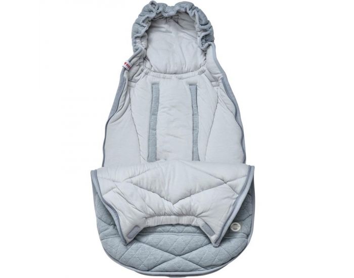 SEVIRA KIDS Chanceli�re universelle pour cosy en coton - 0 � 12 mois - Quilt Light Grey Gris Clair (2)