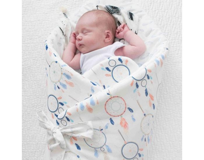 SEVIRA KIDS Gigoteuse d'emmaillotage molletonn�e - nid d'ange naissance - Licorne Vert (12)