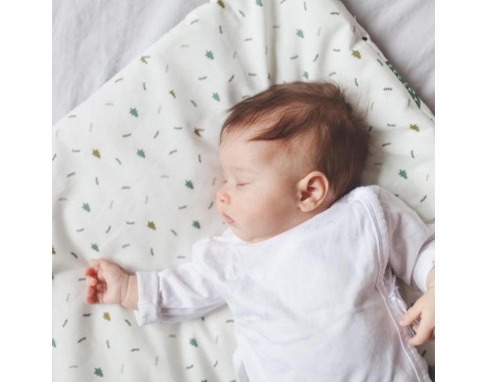 SEVIRA KIDS Gigoteuse d'emmaillotage molletonn�e - nid d'ange naissance - Licorne Vert (3)