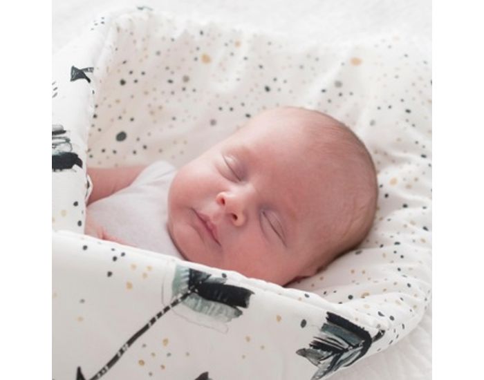 SEVIRA KIDS Gigoteuse d'emmaillotage molletonn�e - nid d'ange naissance - Licorne Vert (6)