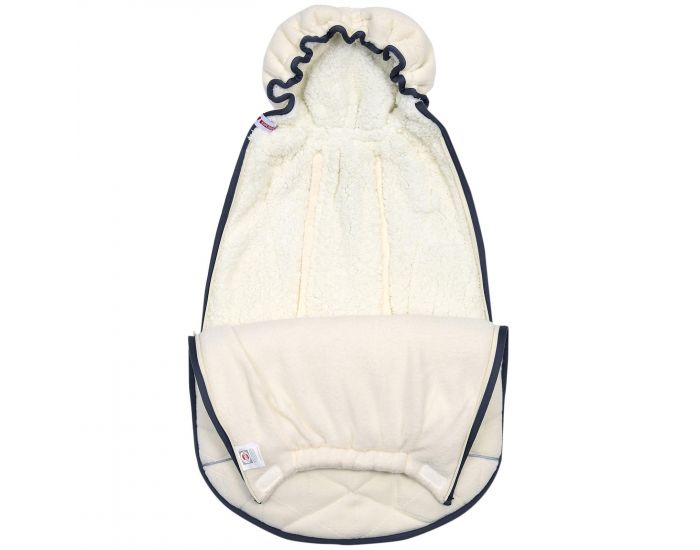 SEVIRA KIDS Chanceli�re universelle polaire pour cosy et landau Blanc cass� Blanc cass� (2)