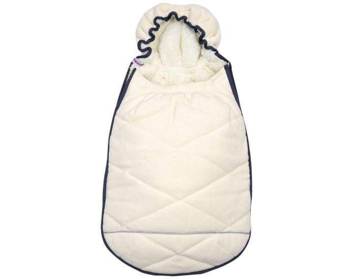 SEVIRA KIDS Chanceli�re universelle polaire pour cosy et landau Blanc cass� Blanc cass� (11)