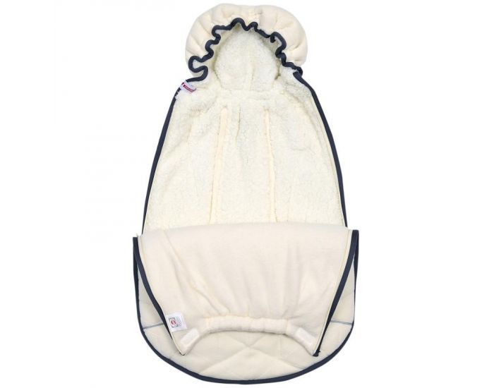 SEVIRA KIDS Chanceli�re universelle polaire pour cosy et landau Blanc cass� Blanc cass� (12)