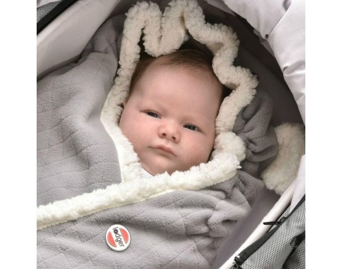 SEVIRA KIDS Chanceli�re universelle polaire pour cosy et landau Blanc cass� Blanc cass� (17)