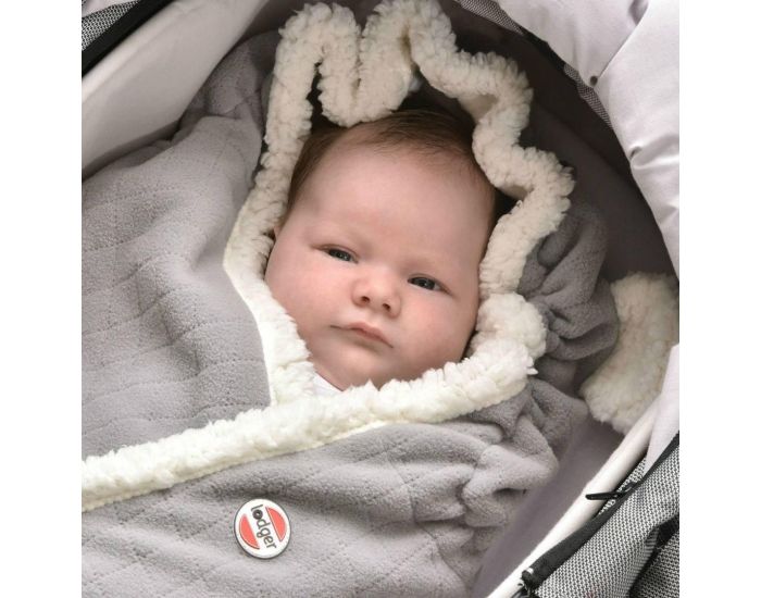 SEVIRA KIDS Chanceli�re universelle polaire pour cosy et landau Blanc cass� Blanc cass� (7)