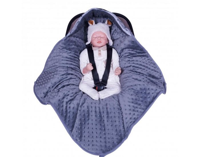 SEVIRA KIDS Couverture R�versible et Multi-usage - Mr Moustache (1)