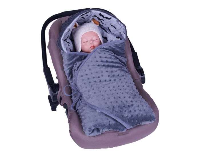 SEVIRA KIDS Couverture R�versible et Multi-usage - Mr Moustache (15)