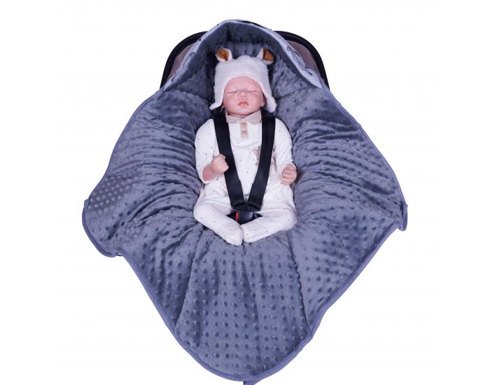 SEVIRA KIDS Couverture R�versible et Multi-usage - Mr Moustache (9)