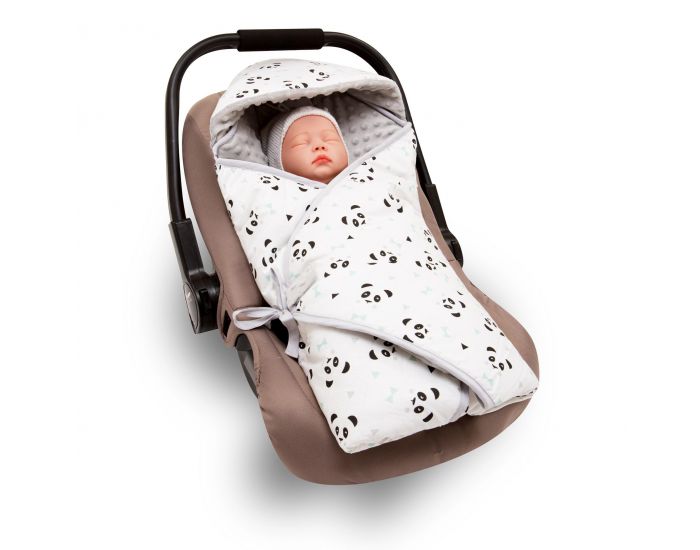 SEVIRA KIDS Couverture Rversible et Multi-usage - Panda (7)