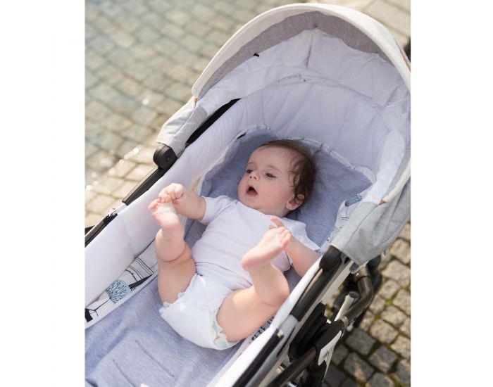 SEVIRA KIDS Chanceli�re universelle printemps / �t� pour poussette et si�ge auto - Galaxie Jaune Jaune (5)