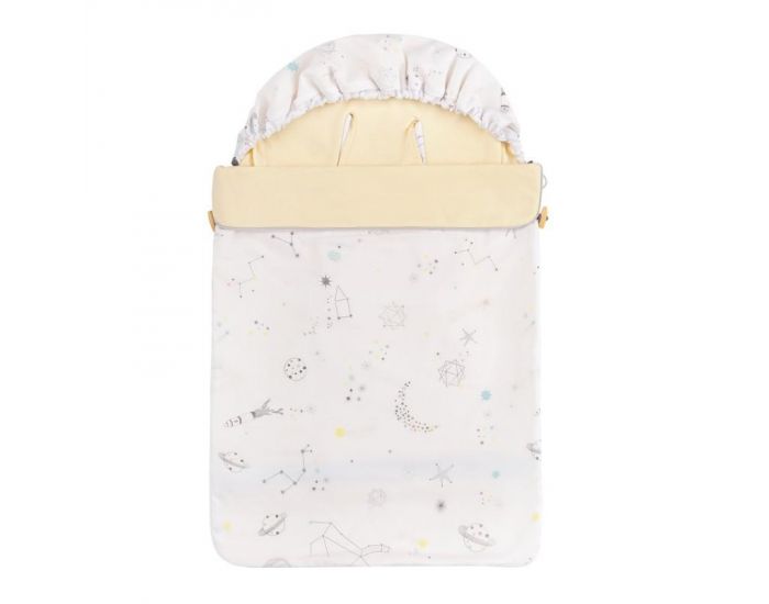 SEVIRA KIDS Chanceli�re universelle printemps / �t� pour poussette et si�ge auto - Galaxie Jaune Jaune (15)