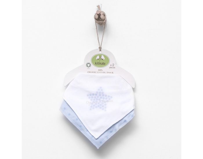 SEVIRA KIDS Bavoir bandana en coton biologique - x2 (14)