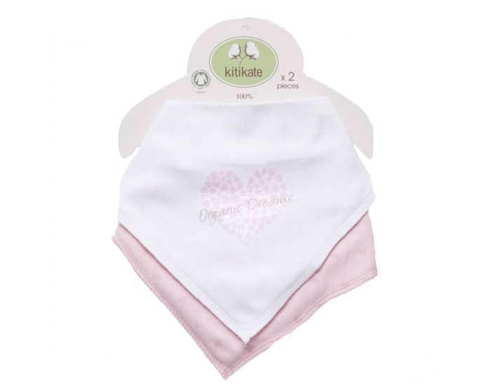 SEVIRA KIDS Bavoir bandana en coton biologique - x2 (15)