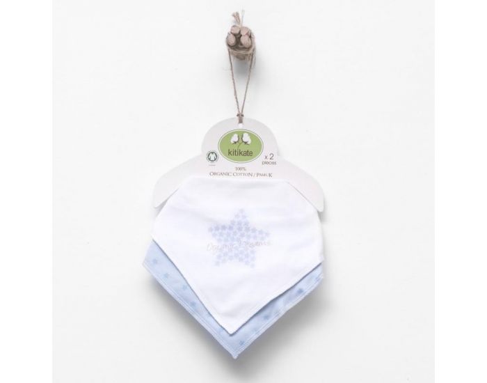 SEVIRA KIDS Bavoir bandana en coton biologique - x2 (8)