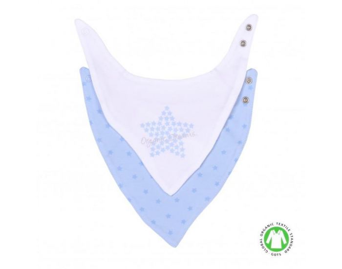 SEVIRA KIDS Bavoir bandana en coton biologique - x2 (9)