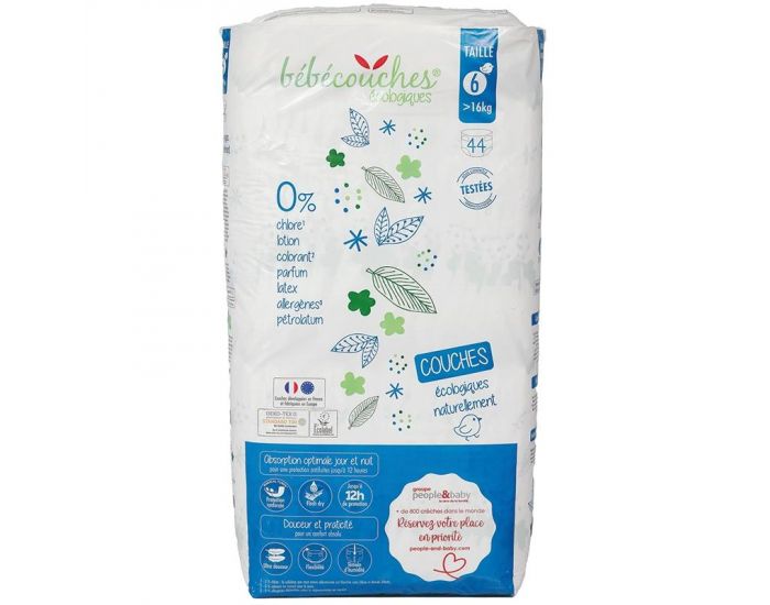 B�B�COUCHES �COLOGIQUES Couches Ecologiques T6 / +16kg / 44 couches (4)