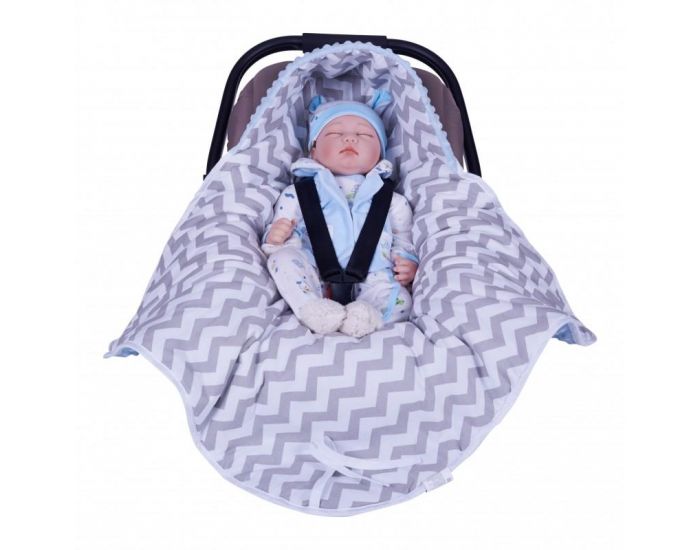 SEVIRA KIDS Couverture Rversible et Multi-usage - Zig Zag (8)