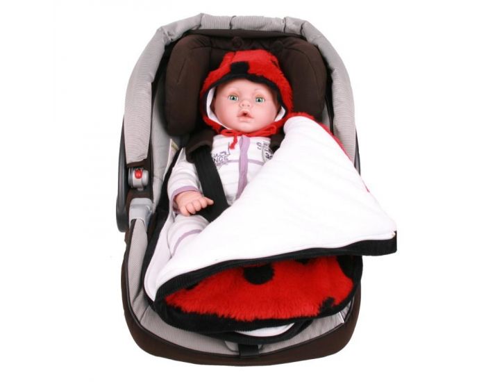 SEVIRA KIDS Chancelire universelle pour poussette ou sige auto - Coccinelle (16)