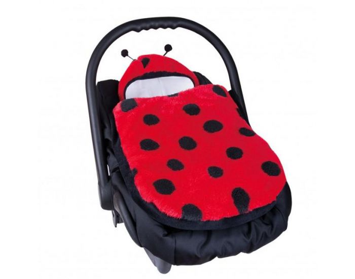 SEVIRA KIDS Chancelire universelle pour poussette ou sige auto - Coccinelle (6)