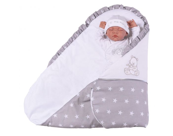 SEVIRA KIDS Gigoteuse d'emmaillotage avec matelas Amovible - 0-4 mois (3)