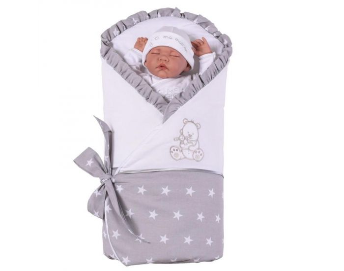 SEVIRA KIDS Gigoteuse d'emmaillotage avec matelas Amovible - 0-4 mois (6)