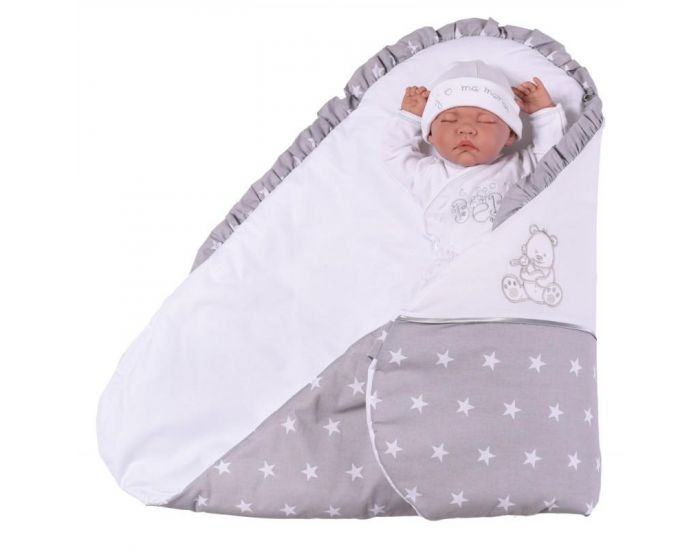 SEVIRA KIDS Gigoteuse d'emmaillotage avec matelas Amovible - 0-4 mois (9)