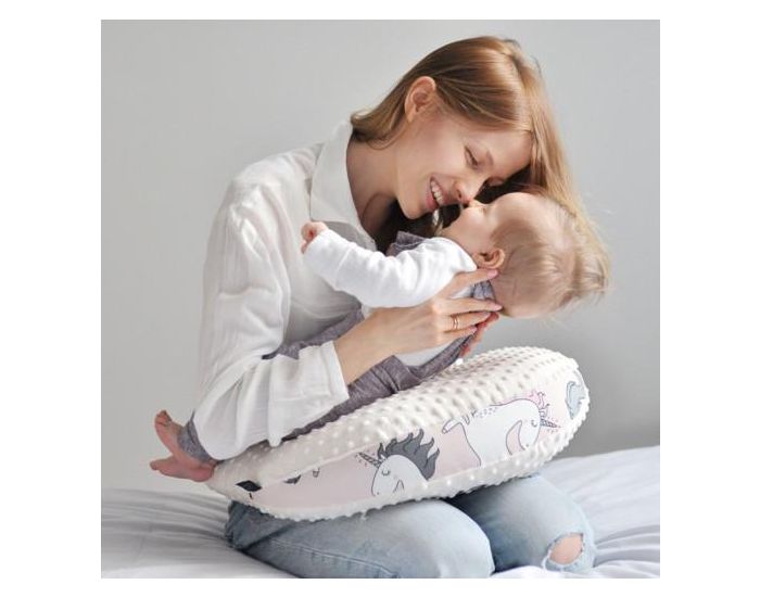 SEVIRA KIDS Coussin d'Allaitement - Coussin enfant Minky extra doux (1)