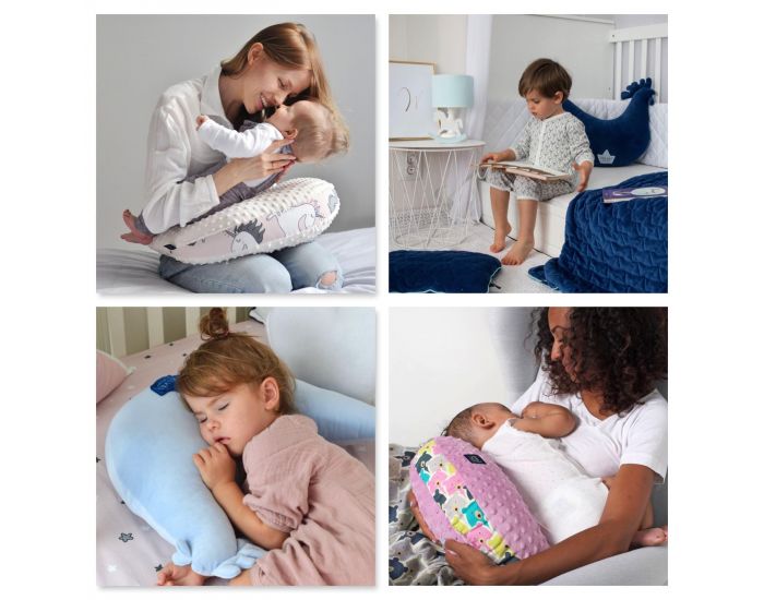 SEVIRA KIDS Coussin d'Allaitement - Coussin enfant Minky extra doux (13)