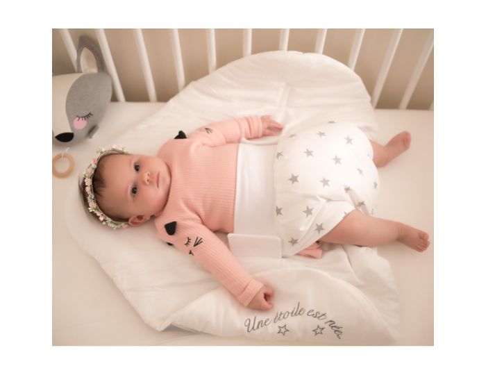 SEVIRA KIDS Gigoteuse d'Emmaillotage volutive 0-12 mois - Minky (1)