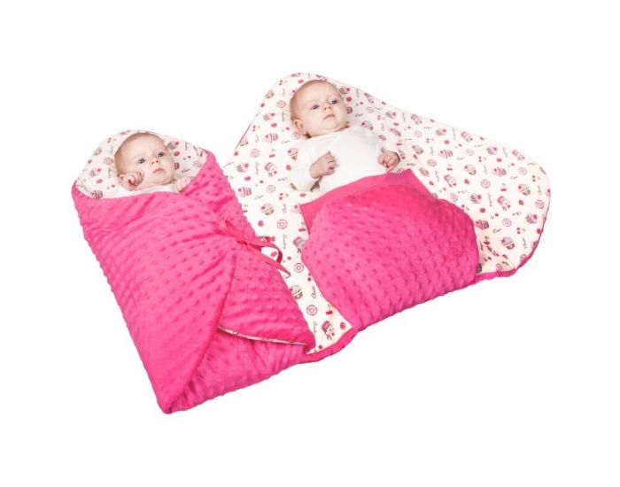 SEVIRA KIDS Gigoteuse d'Emmaillotage volutive 0-12 mois - Minky (35)