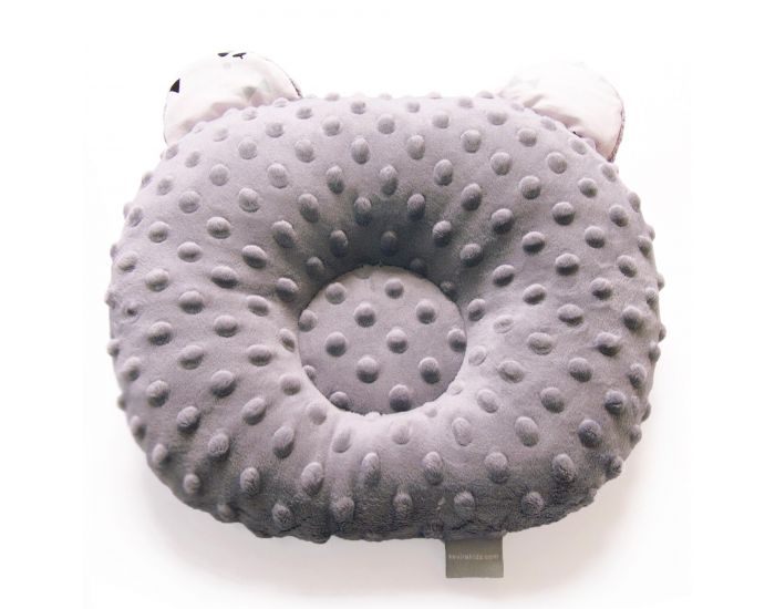 SEVIRA KIDS Coussin de maintien anti t�te plate - oreiller morphologique b�b� - Panda Vert Vert (2)