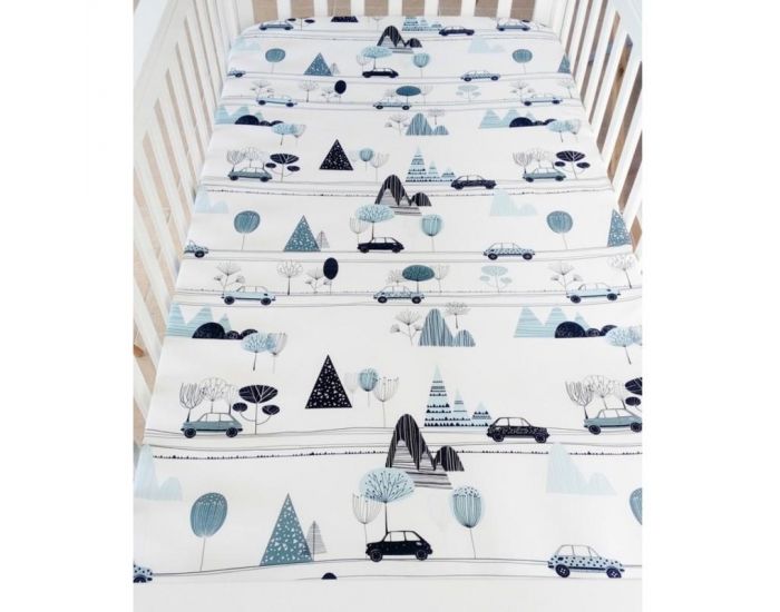 SEVIRA KIDS Drap Housse Bb - City Boy Blanc (4)