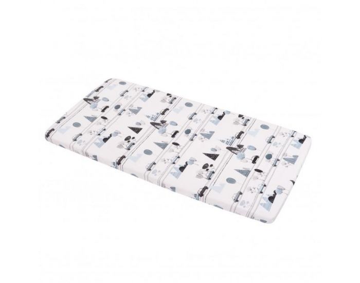 SEVIRA KIDS Drap Housse Bb - City Boy Blanc (8)