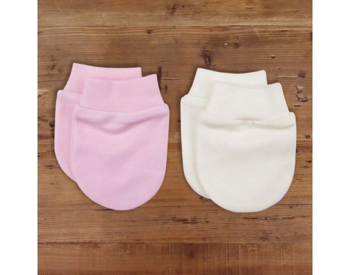 SEVIRA KIDS Moufles Naissance Anti-griffures - 2 Paires (3)