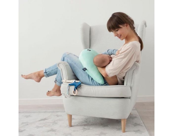 SEVIRA KIDS Coussin d'allaitement - coussin enfant en minky extra doux - Maman Poule - Boho Arrows (8)