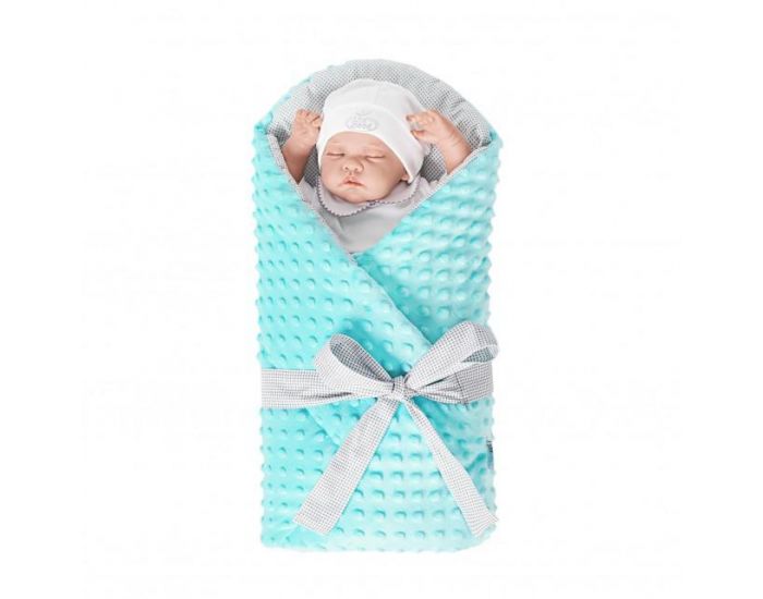 SEVIRA KIDS Gigoteuse d'emmaillotage Multi usage - Nid d'ange Naissance - Minky (1)