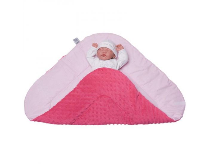 SEVIRA KIDS Gigoteuse d'emmaillotage Multi usage - Nid d'ange Naissance - Minky (15)