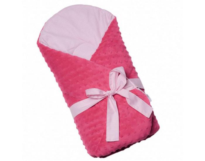 SEVIRA KIDS Gigoteuse d'emmaillotage Multi usage - Nid d'ange Naissance - Minky (22)