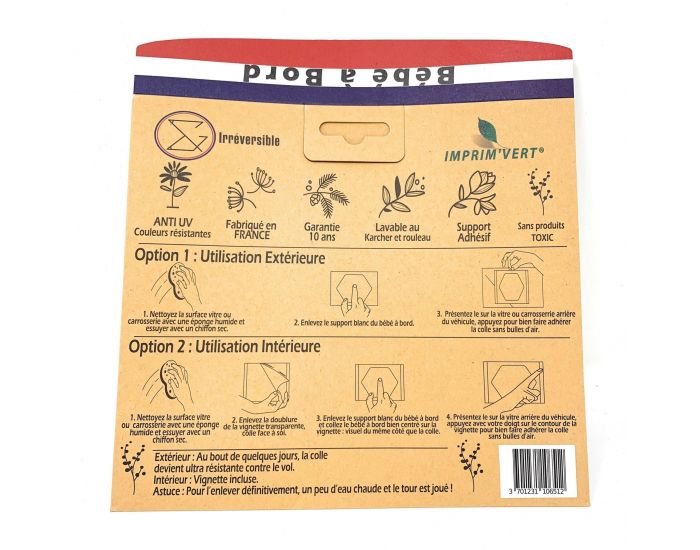 IRR�VERSIBLE Adh�sif B�b� � Bord - Mixte - Mini Corse (13)