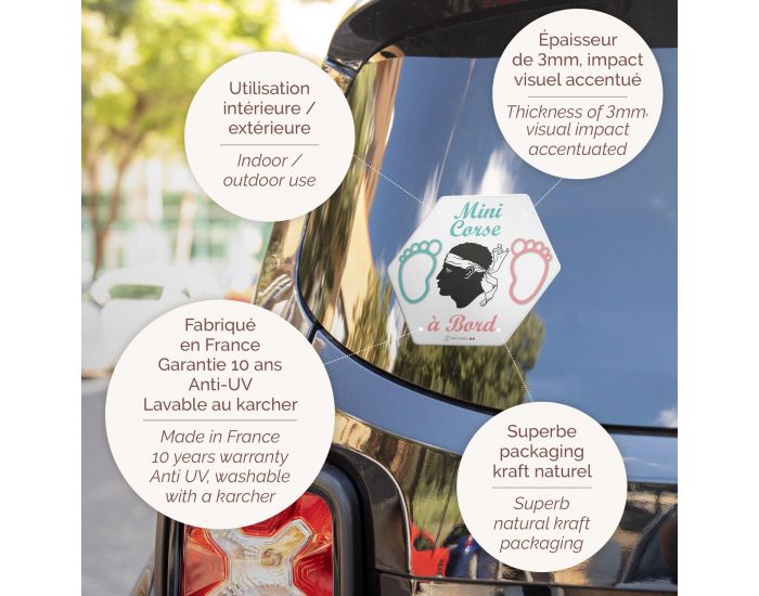 IRR�VERSIBLE Adh�sif B�b� � Bord - Mixte - Mini Corse (3)