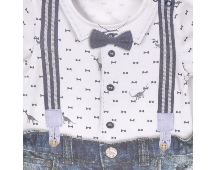 SEVIRA KIDS Combishort Barboteuse Bb Noeud Papillon (13)