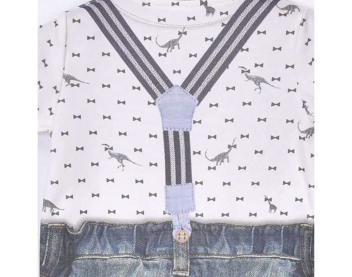 SEVIRA KIDS Combishort Barboteuse Bb Noeud Papillon (17)