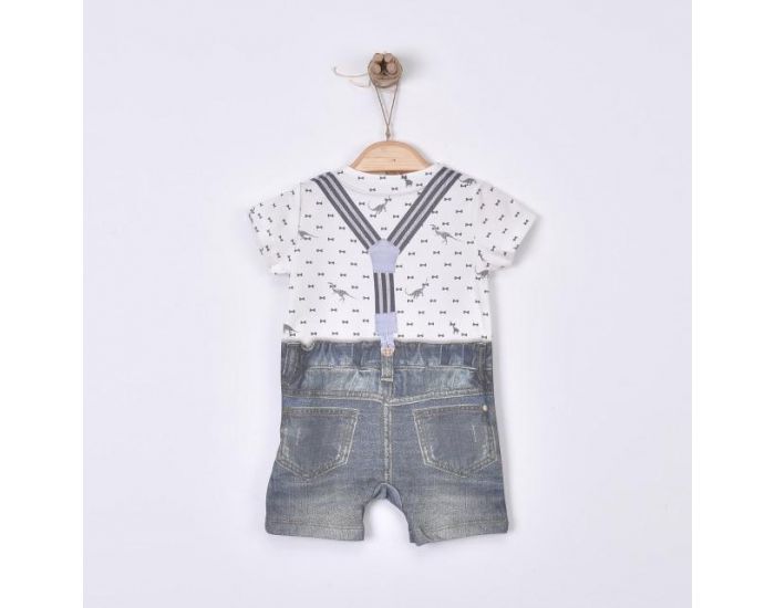 SEVIRA KIDS Combishort Barboteuse Bb Noeud Papillon (18)