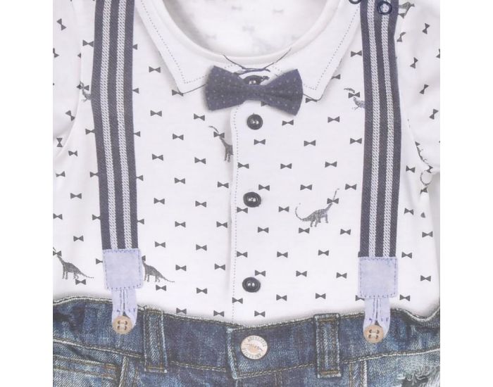 SEVIRA KIDS Combishort Barboteuse Bb Noeud Papillon (8)