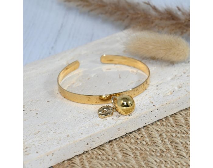 IRR�VERSIBLE Bille Lisse Pour Bracelet Bola de Grossesse - 12 mm (5)